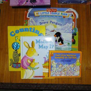 Preschool toddler early reader 10 board book bundle lot